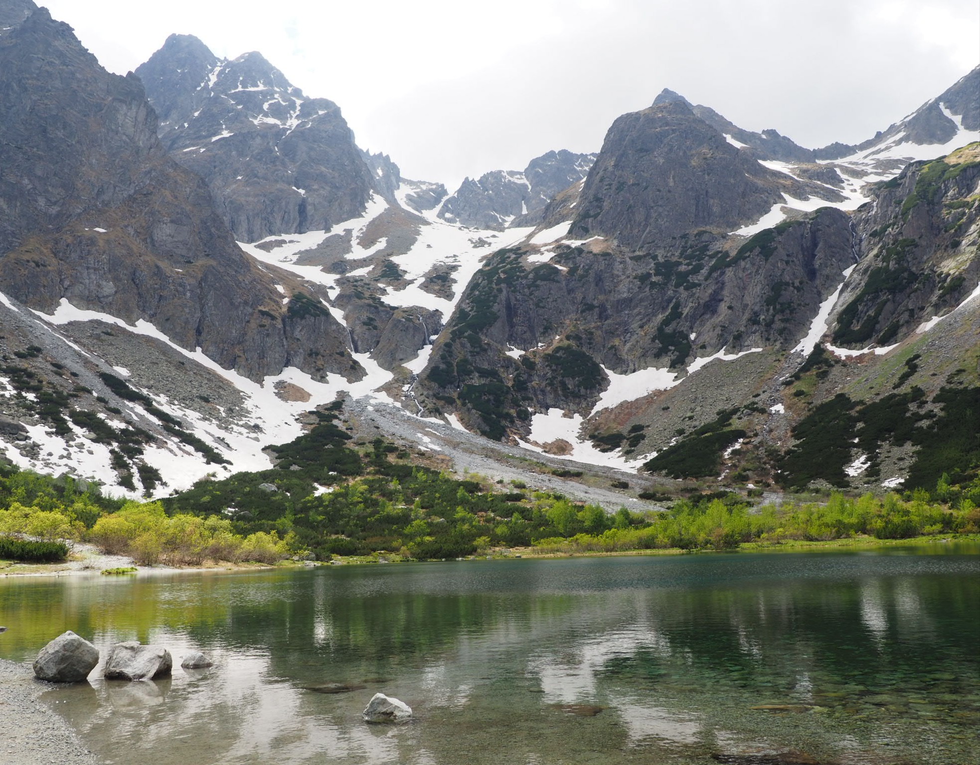 Hüttenwanderung Hohe Tatra Zelenom Plese