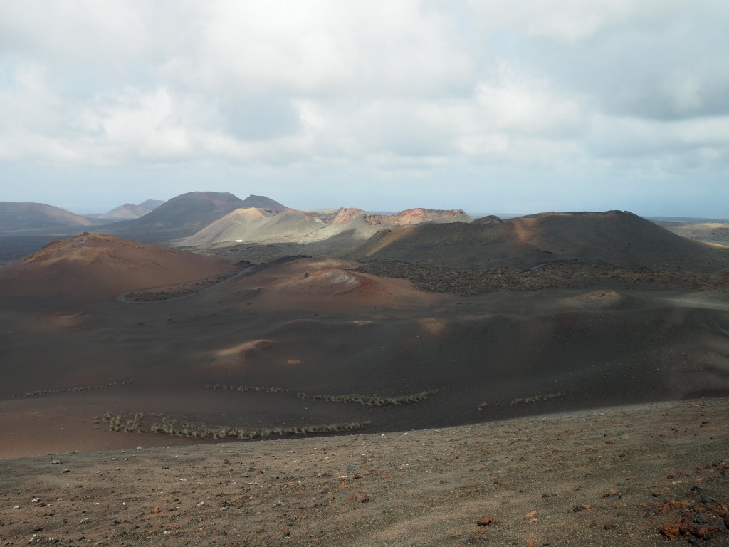 Vulkane Lanzarote Ausblick Nationalpark