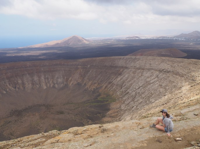 Krater Wanderung Weitsicht
