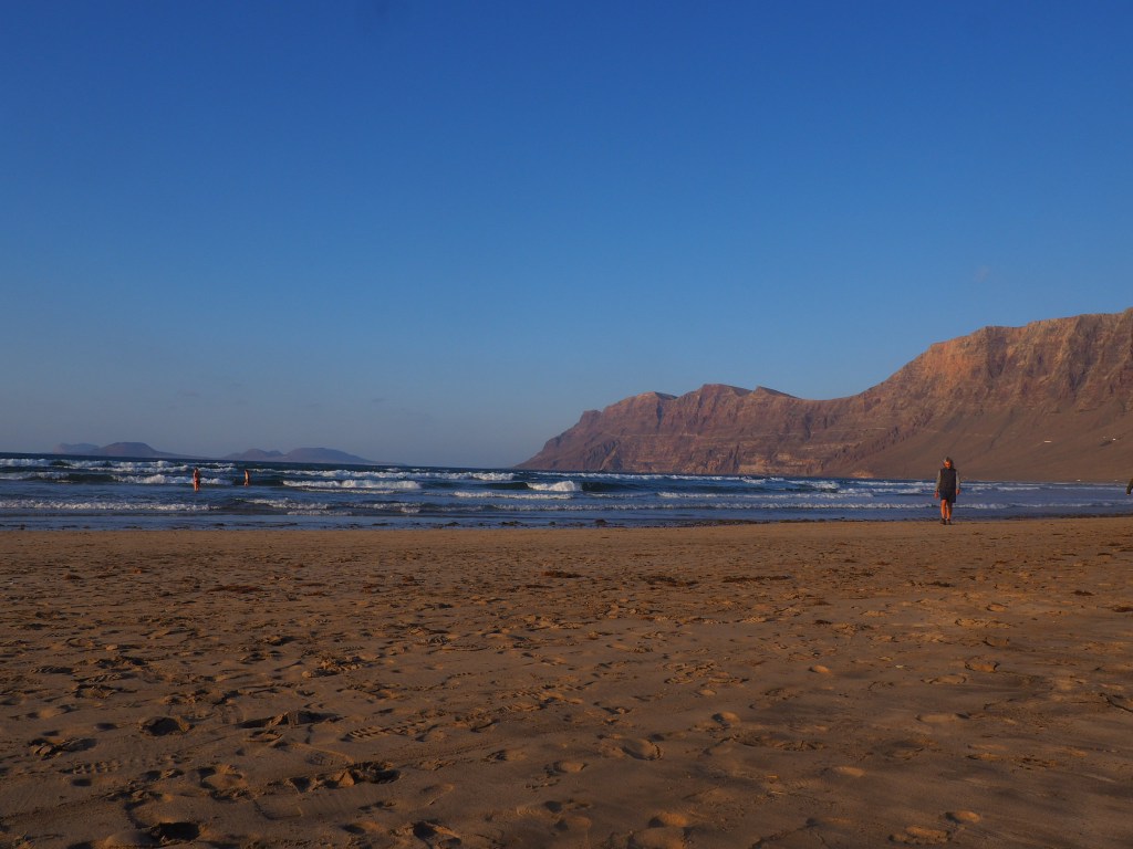 Strand Lanzarote Ausblick