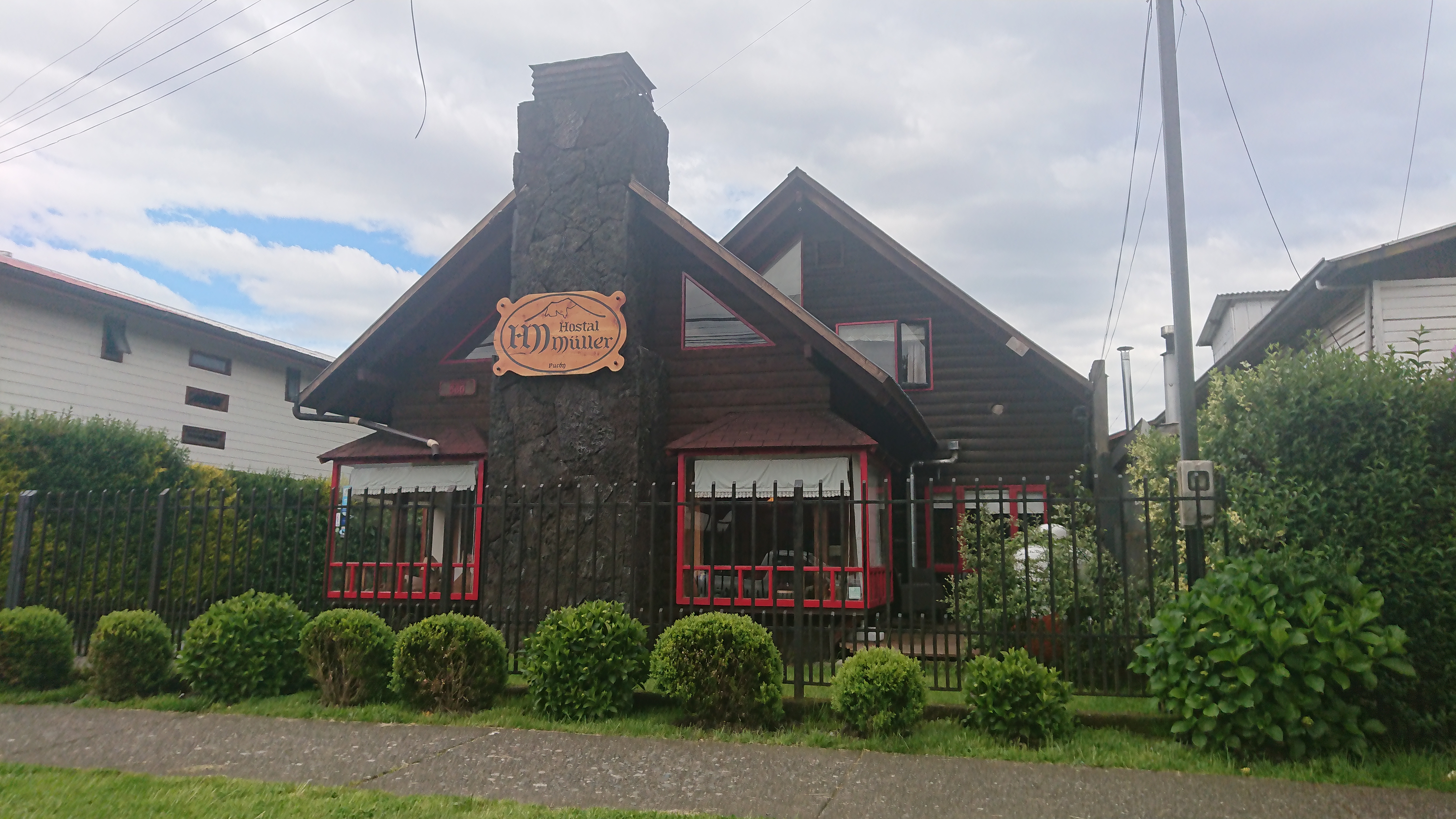 Das Hostal Muller bei der Abreise