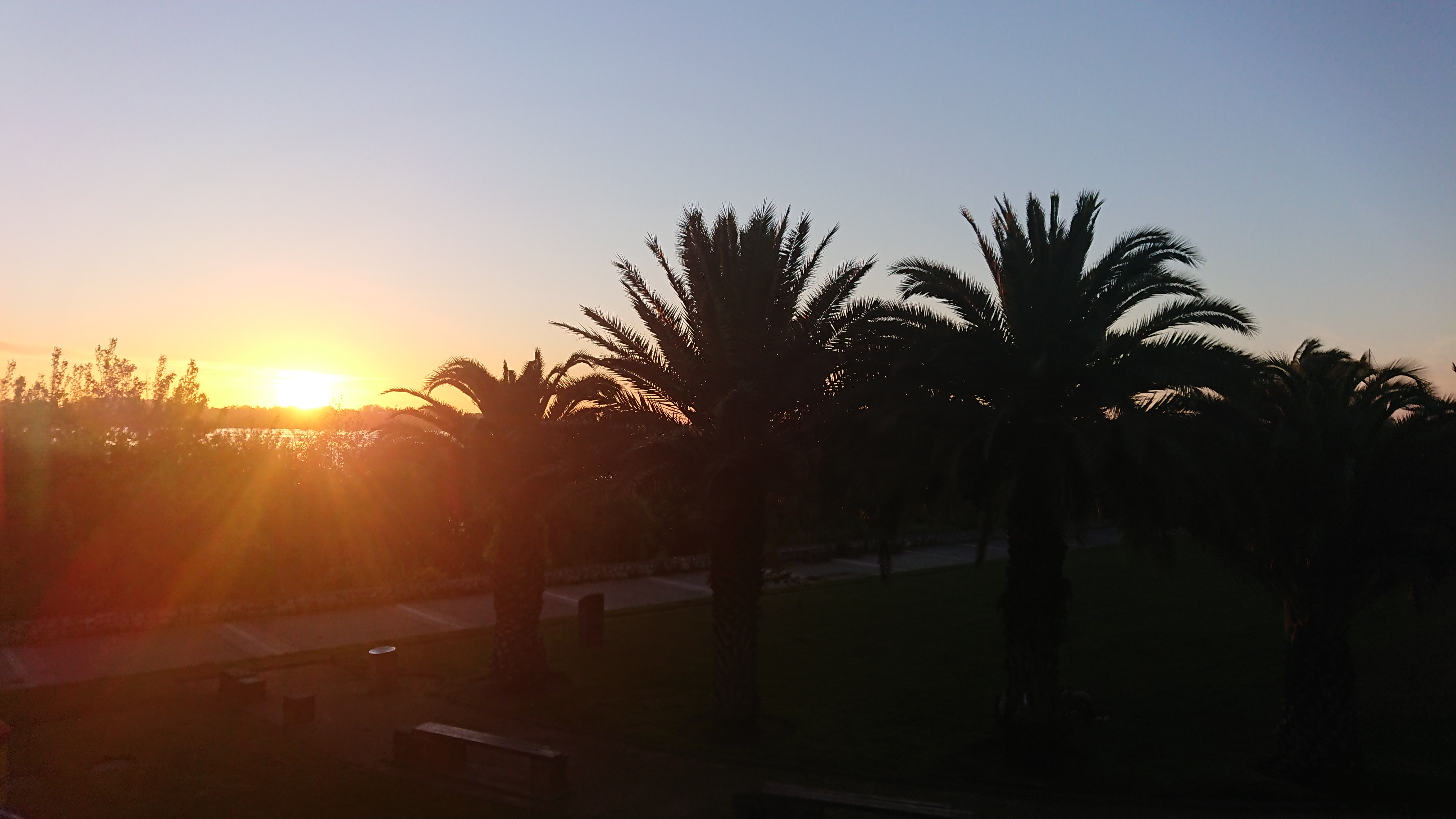 Sonnenuntergang am Río Bío Bío