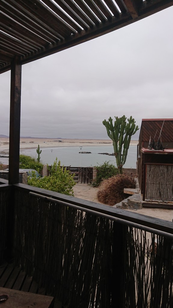 Blick vom Balkon unseres Zimmers