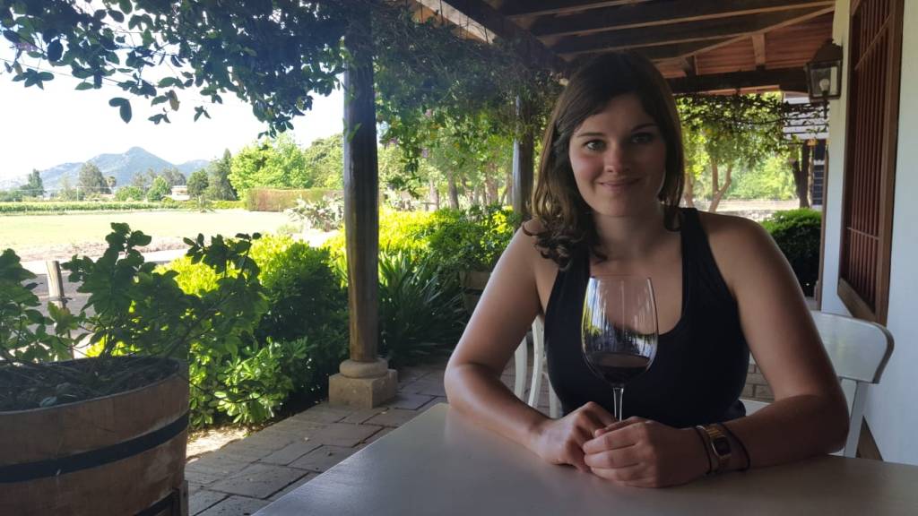 Weinprobe im Weingut Laura Hartwig
