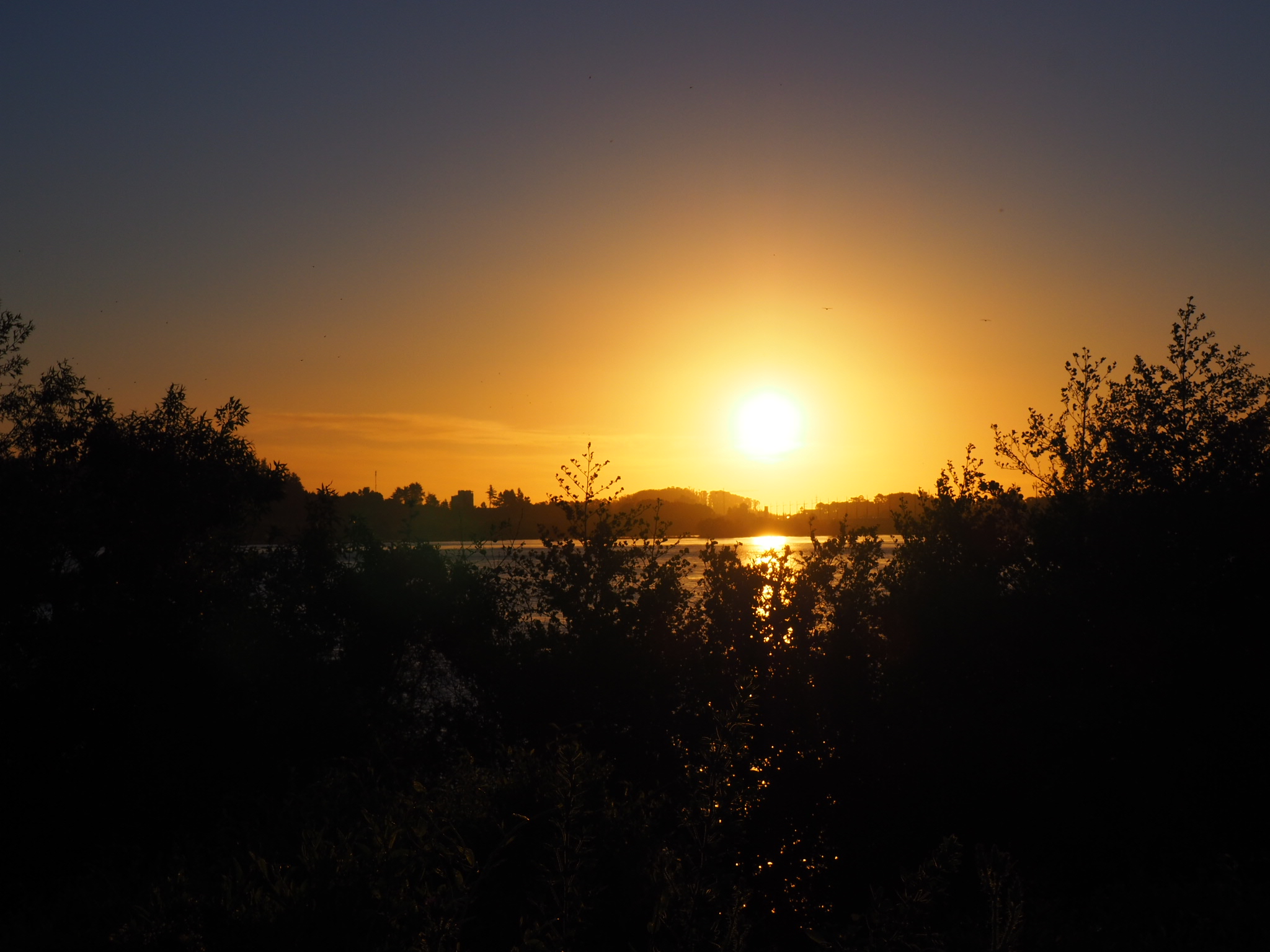 Zum Abschluss gibt es noch einen tollen Sonnenuntergang