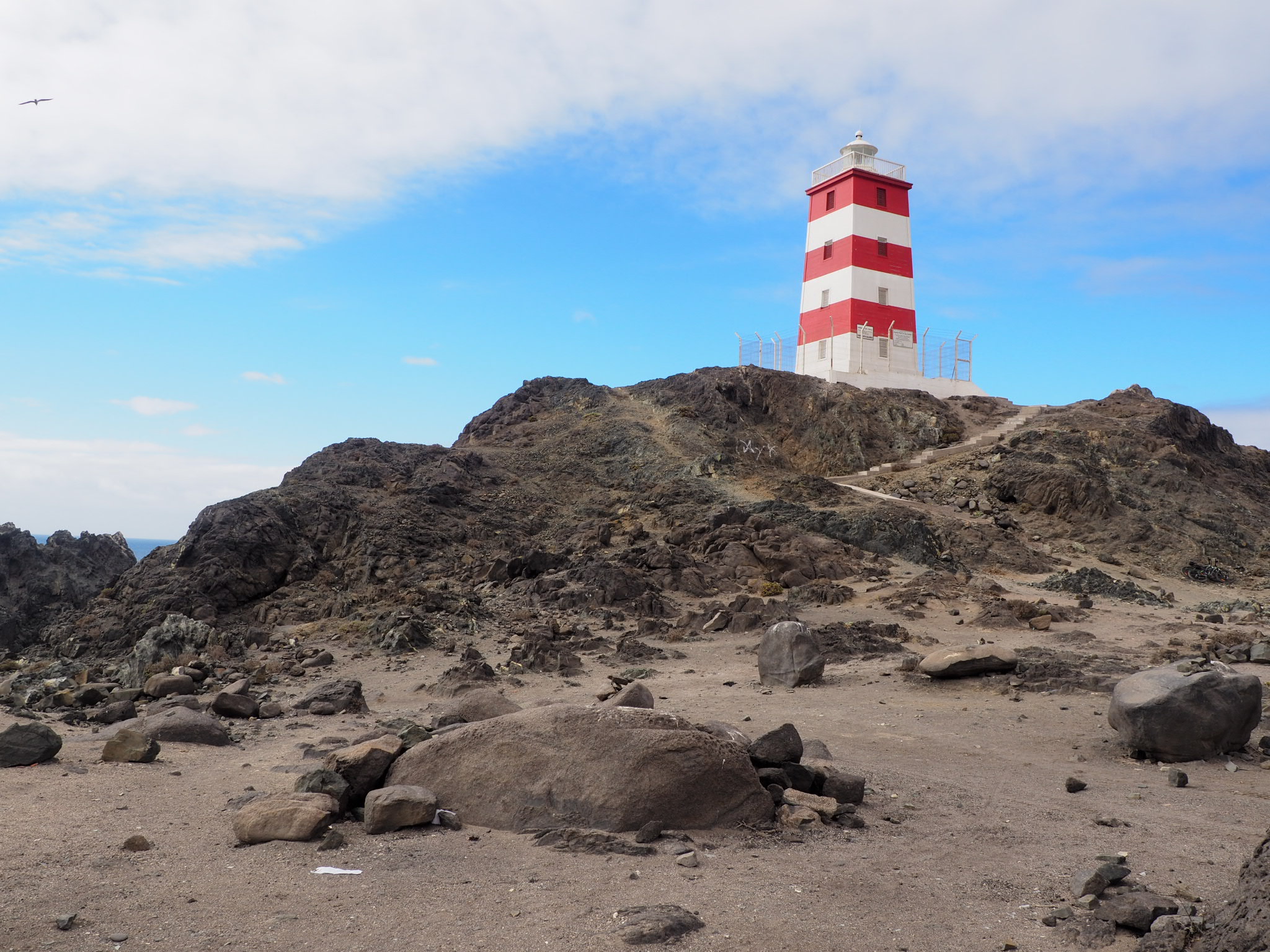 Der Leuchtturm nahe Caldera