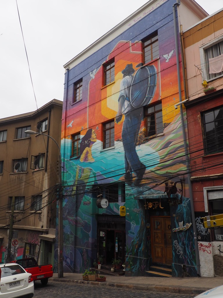 Typisches Haus in Valparaíso