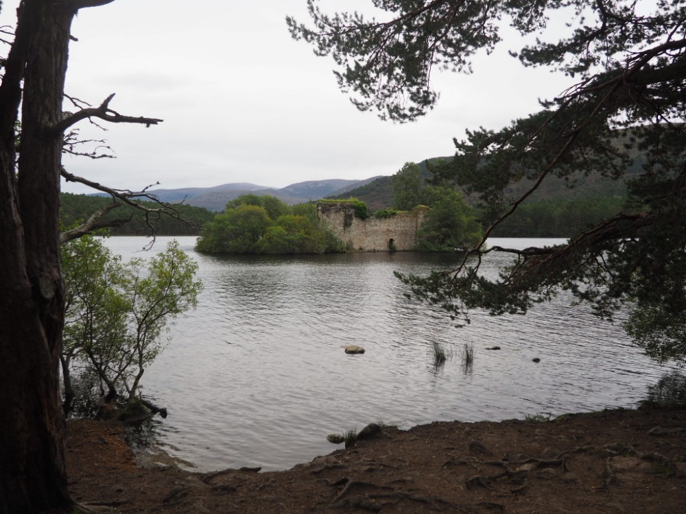 Die Burgruine im Loch an Eilean