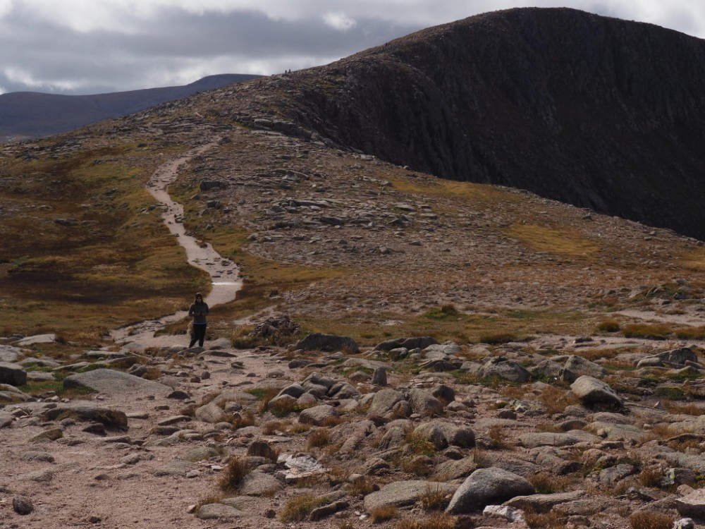 Der Wanderweg auf dem Plateau