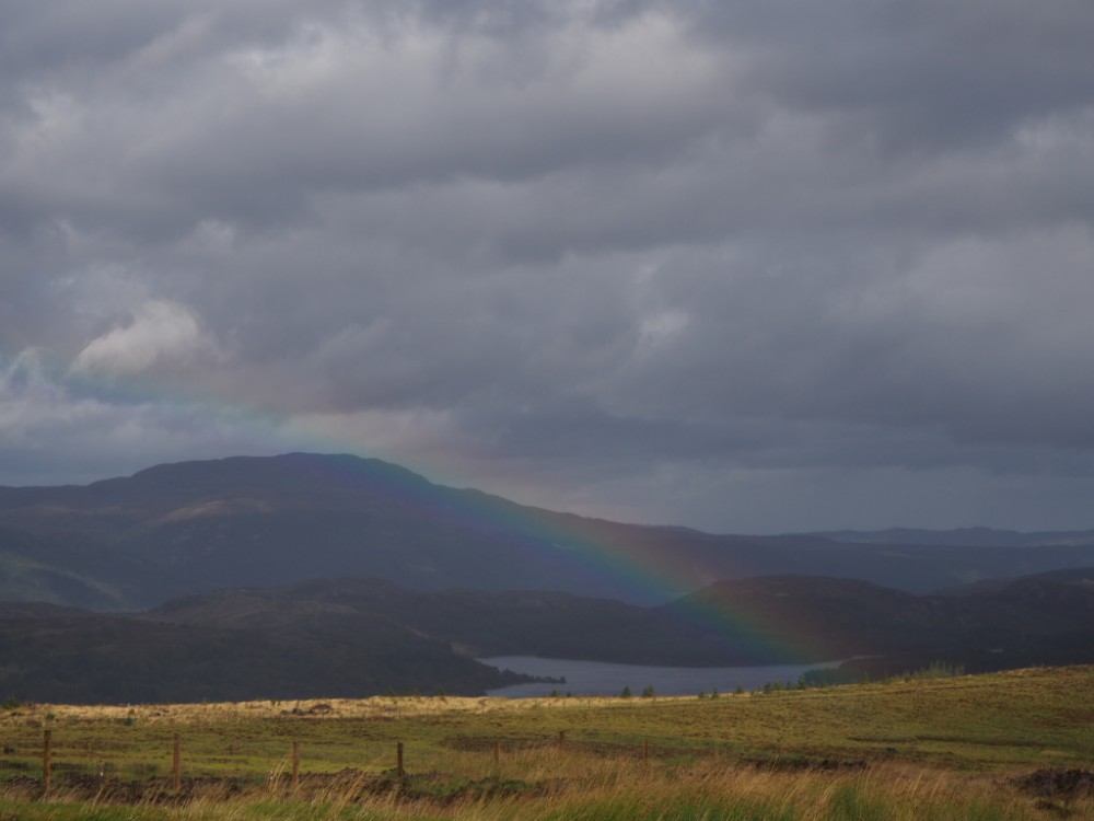 Einer von den vielen Regenbögen den wir gesehen haben