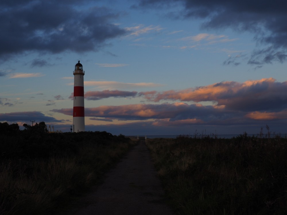 Der schöne Sonnenuntergang