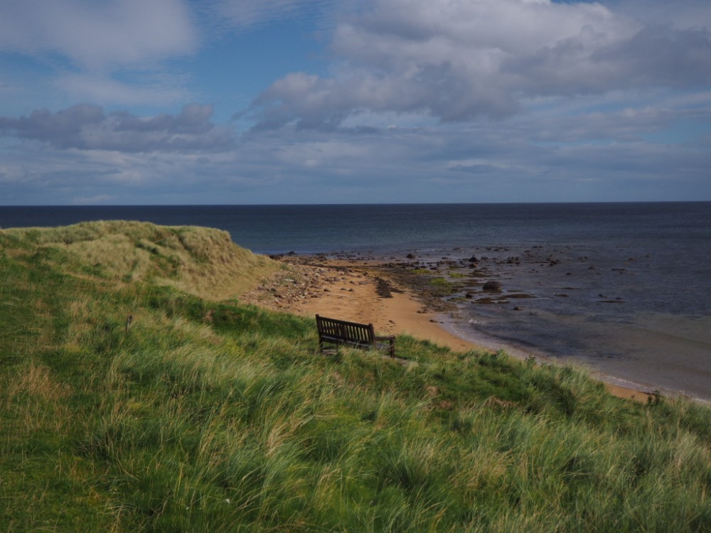 ... für mich einer der schönsten Strände, die wir in Schottland gesehen haben