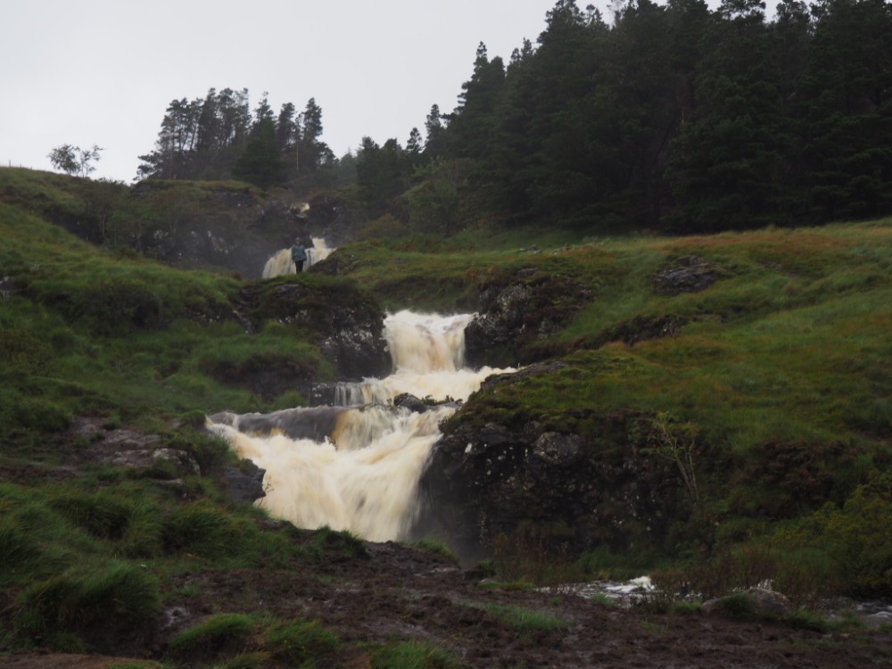 Der Bach, der uns den Weg zu den Fairypools versperrte