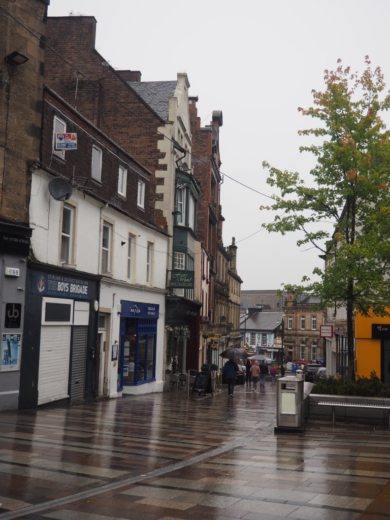 Stirling im Regen