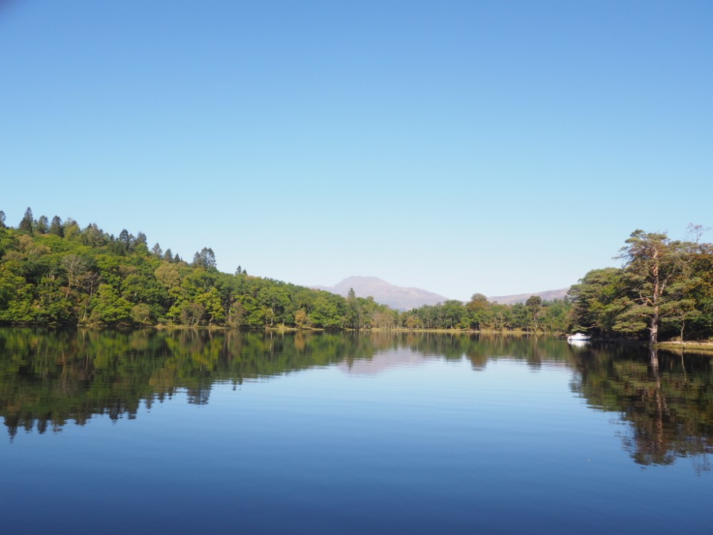 Inmitten der Inseln des Loch Lomond