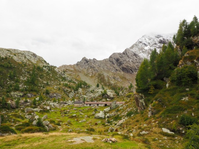 Eine alte verlassene Alm auf über 2.000m