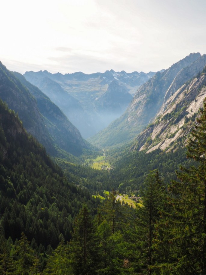 Blick auf die Wanderstrecke des heutigen Tages 🥾