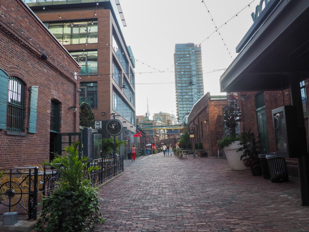 Ein bisschen historisches Flair im Distillery District