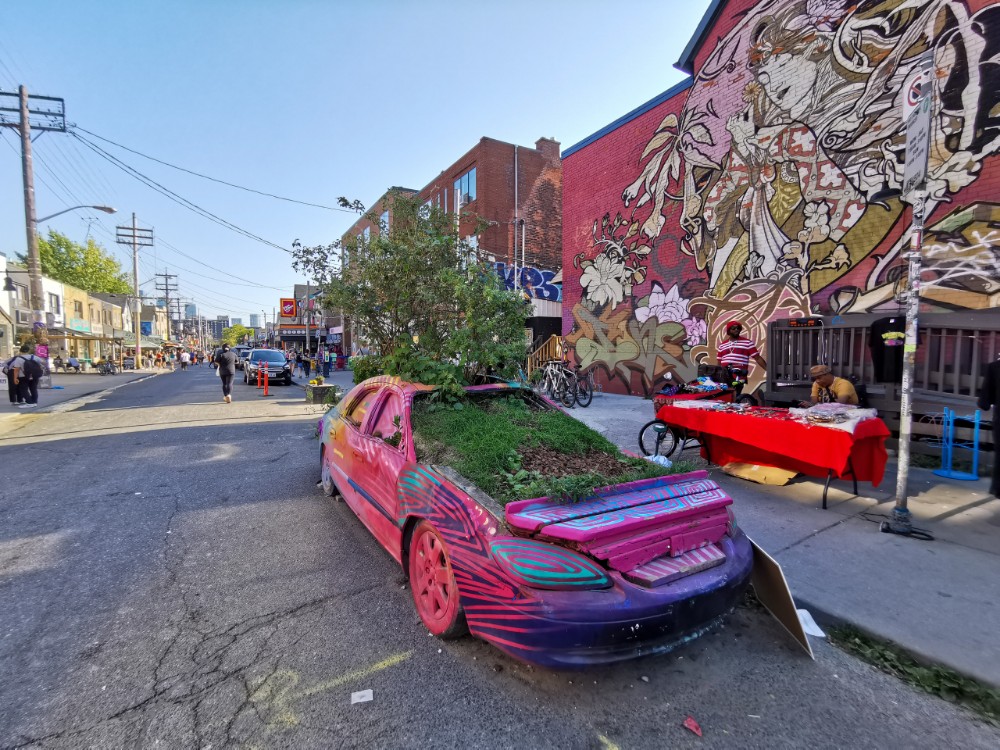 Ein bisschen Kontrast im Kensington Market