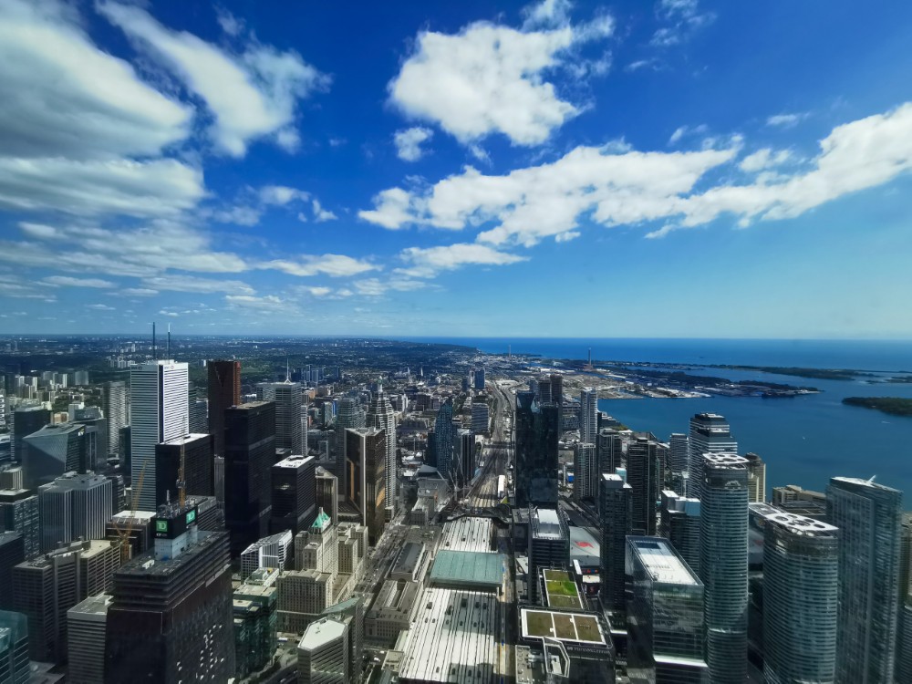 Blick auf Toronto vom CN Tower