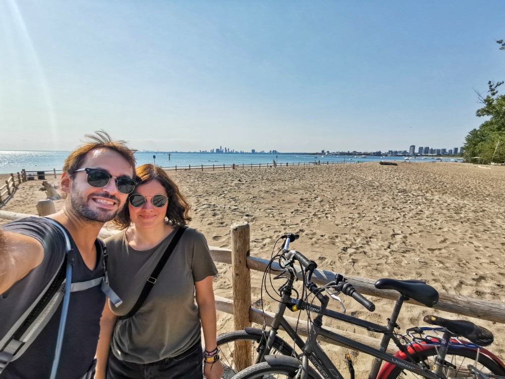 Kurze Pause am Strand 🏖️
