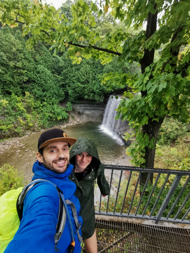 Tolle Aussichten an den Bridal Veil Falls