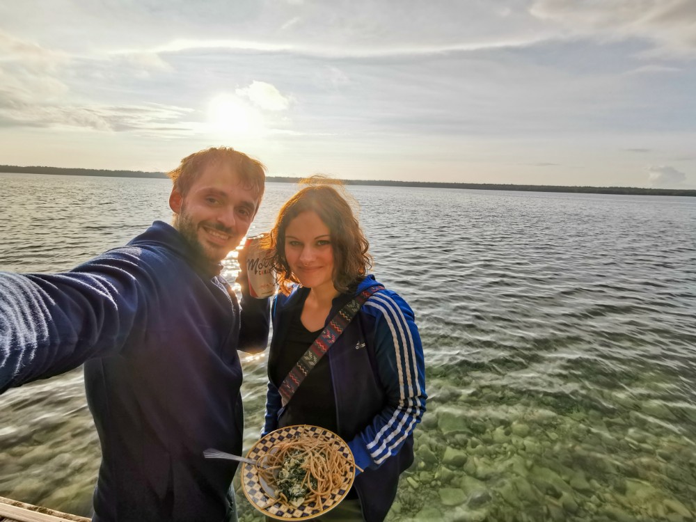 Unser superleckeres Abendessen am See