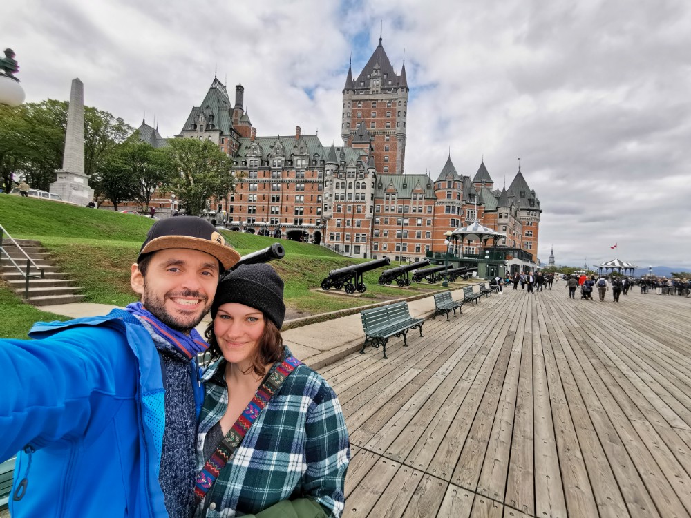 Tolle Promenade am Château Frontenac