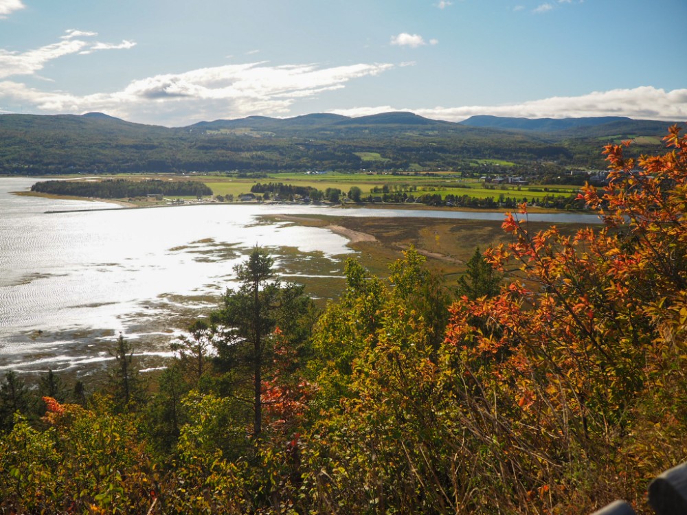 Kurzer Fotostopp mit Blick auf La Malbaie