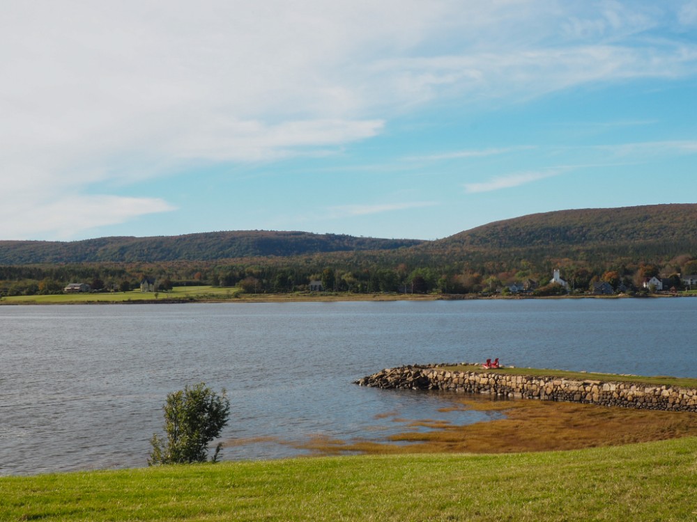 Toller Blick aufs Wasser vom Fort Anne