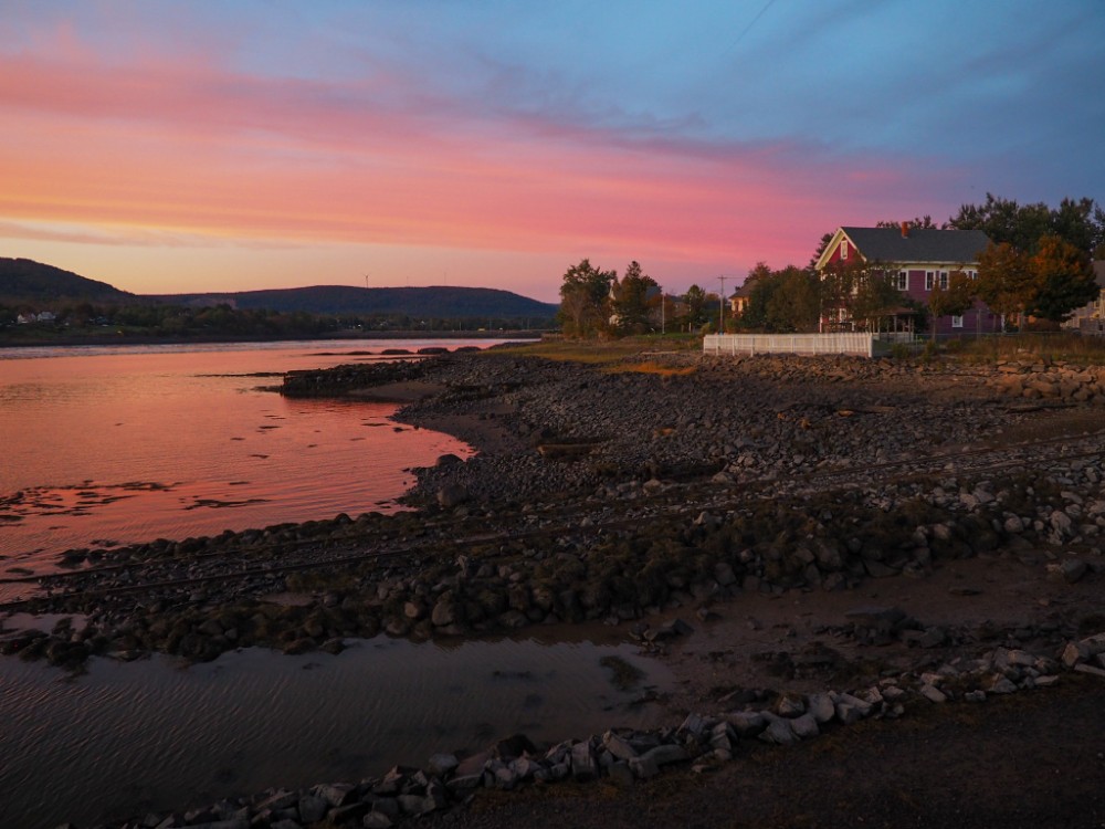 Traumhafter Sonnenuntergang in Annapolis Royal