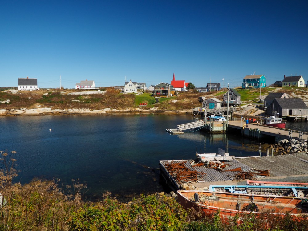 Das beschauliche Fischerdorf Peggy's Cove