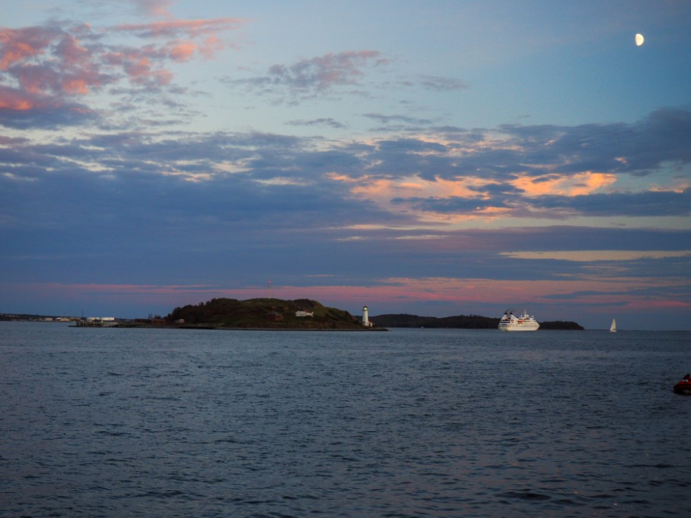 Georges Island im Abendlicht