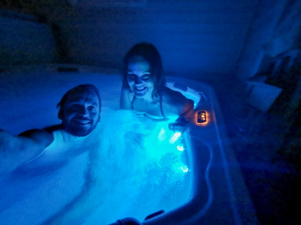 Abendausklang im Whirlpool