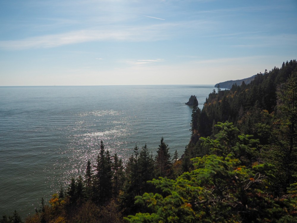 Toller Blick auf die Küste vom Coastal Trail