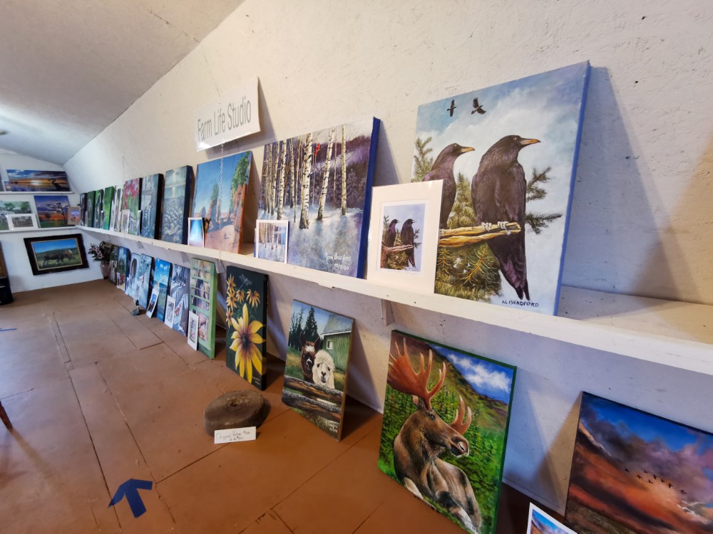 Ein (kleiner) Teil von Normans Kunstwerken