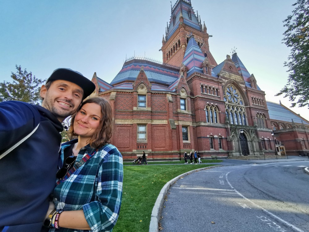 Erstes Erkennungszeichen - die Harvard Memorial Hall