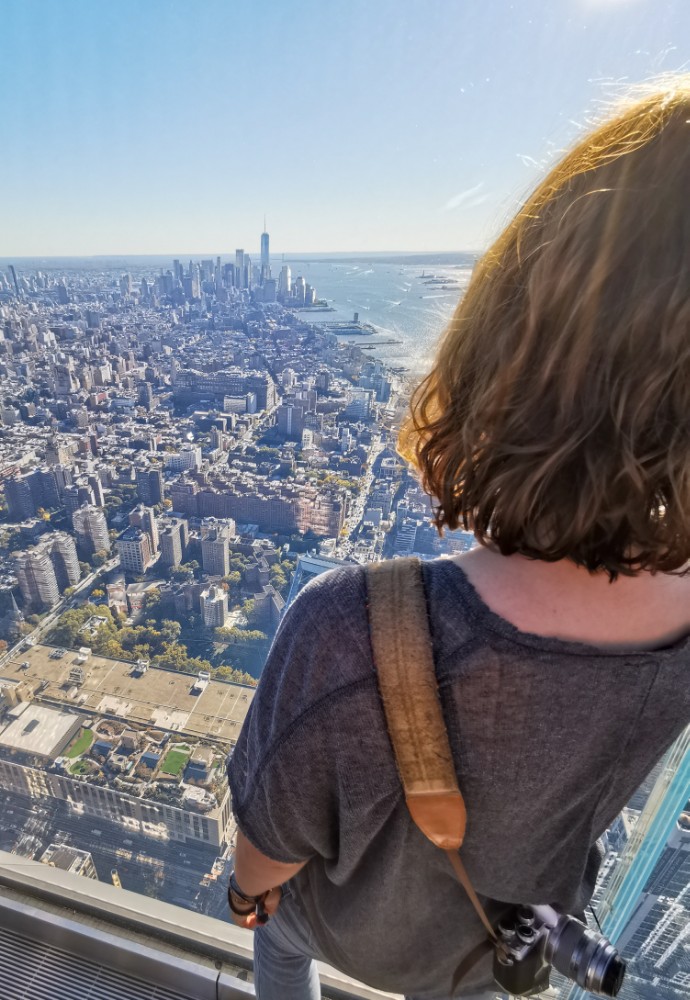 Da kann man auch länger stehen und die Aussicht genießen
