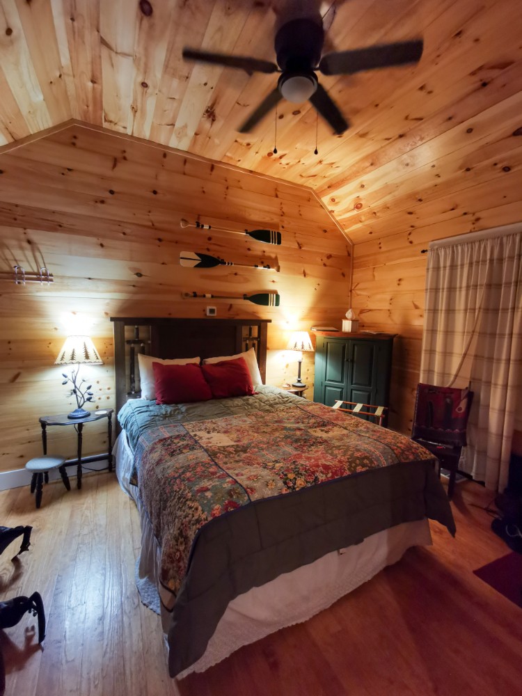 Unsere supergemütliche Cabin im White Pines Camp
