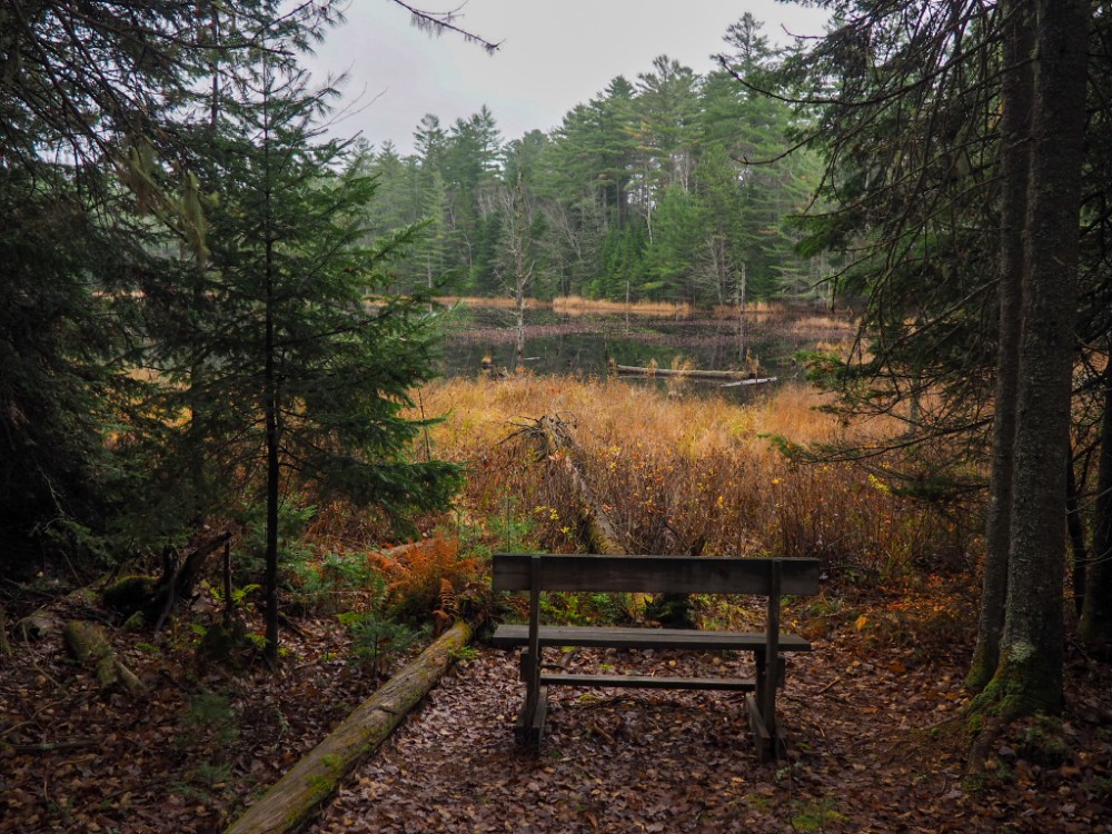 Das mystische Wetter am Anfang der Wanderung