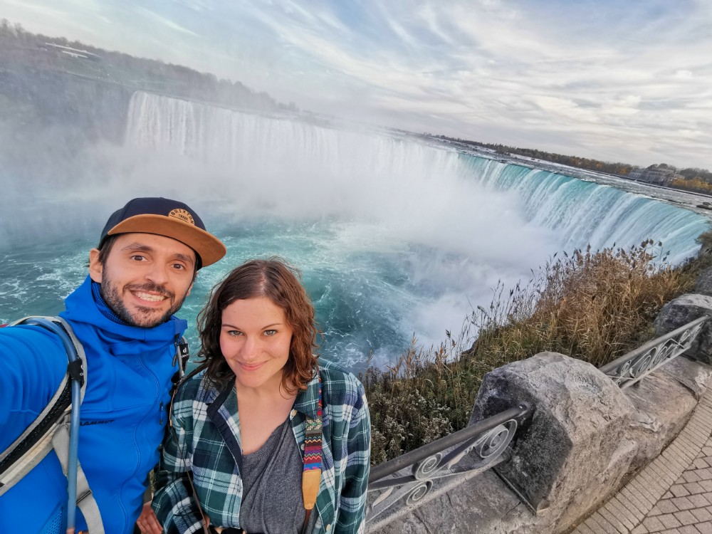 Die traumhafte Aussicht auf die Horseshoe Falls 😍