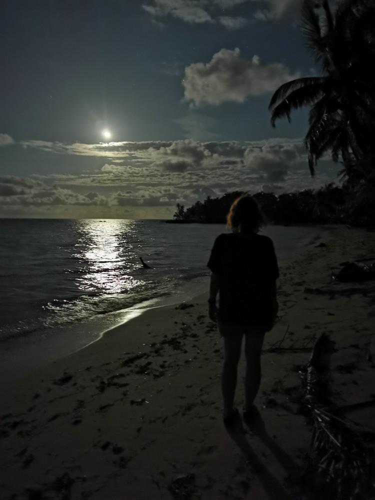 Noch ein kurzer Abstecher zum nächtlichen Strand