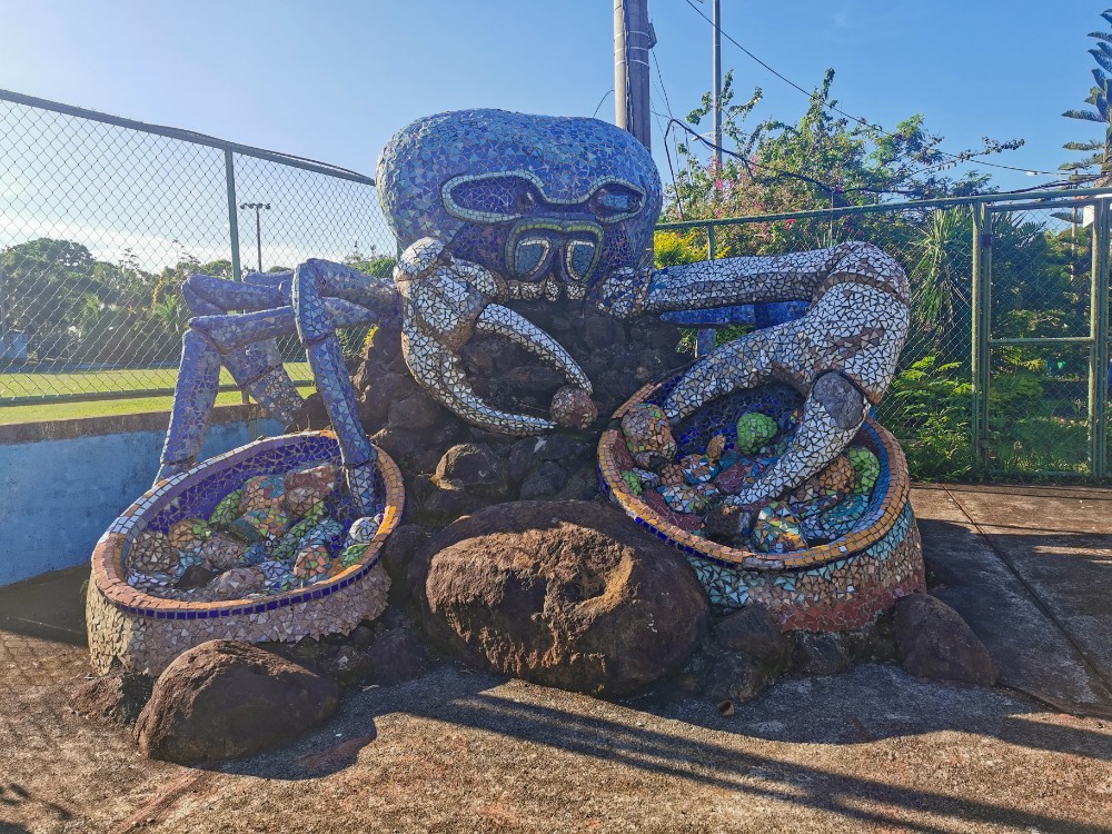 Der Krebs ist ein wichtiges Symbol für die Unabhängigkeit der Corn Islands