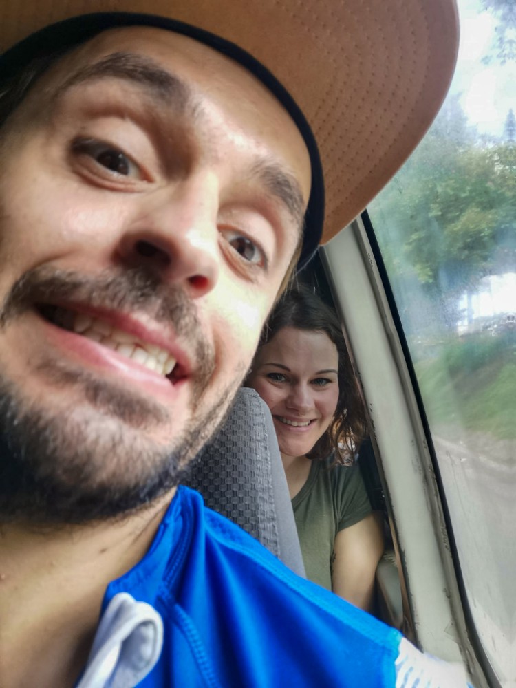 Fahrt im Minibus 😀