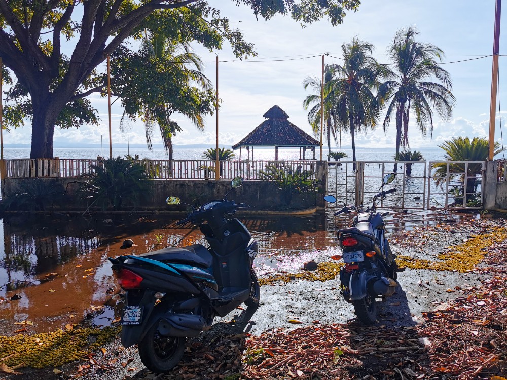 Der See hat momentan ungewöhnlich viel Wasser