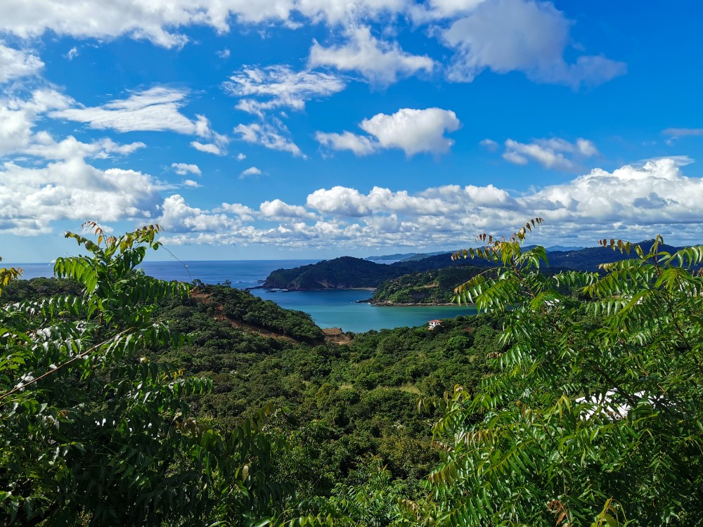 Der tolle Blick auf die Strände weiter im Norden
