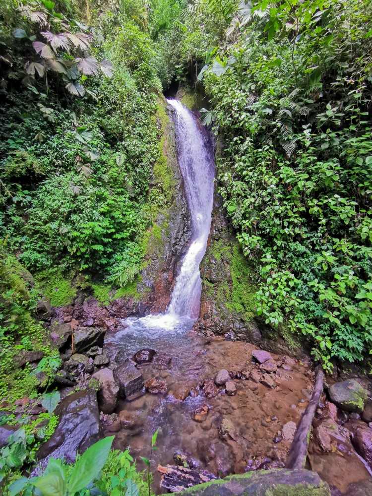 Einen kleinen Wasserfall gab's auch