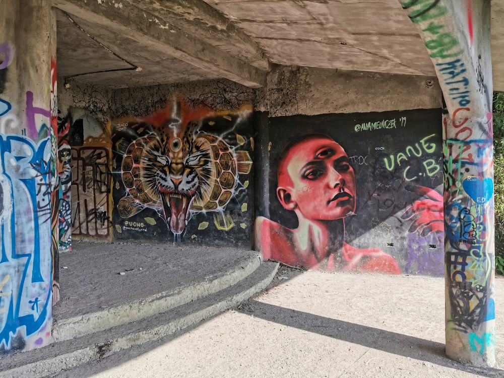 Richtig coole Kunstwerke in den "Zimmern"