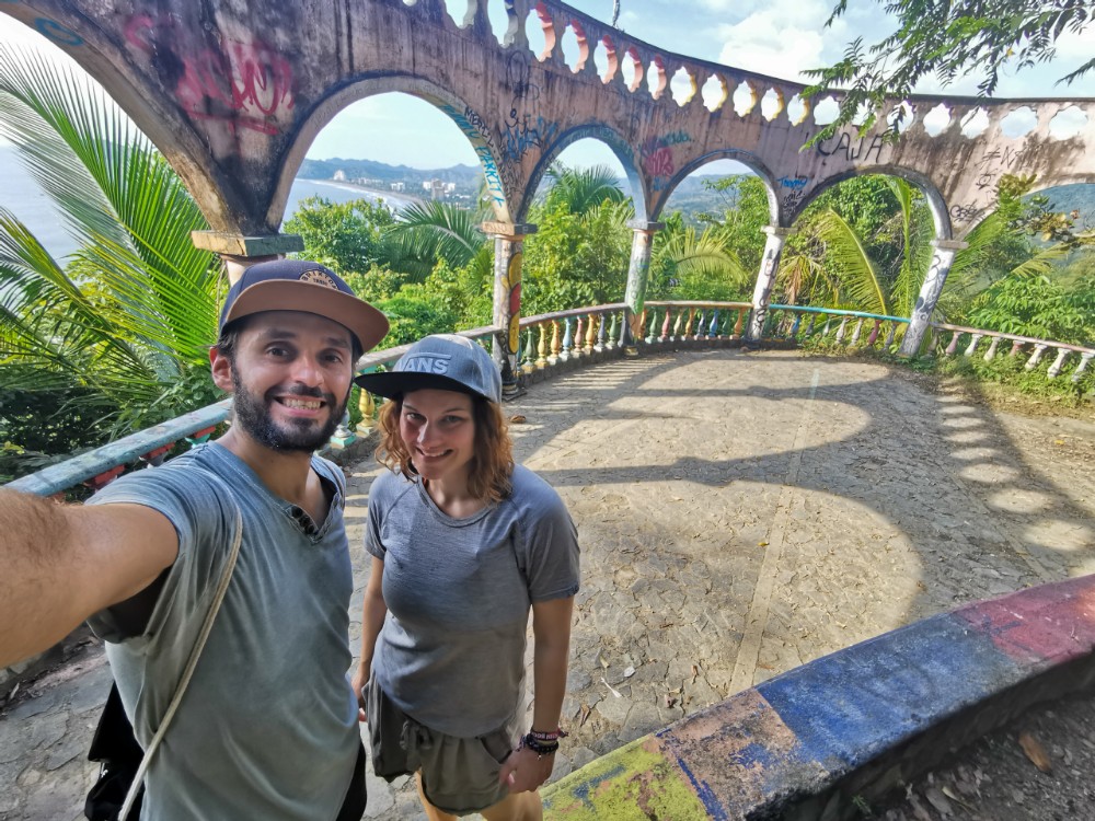 Kurzes Selfie auf halber Strecke