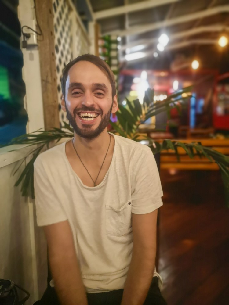 Ein frisierter und glücklicher Marcus